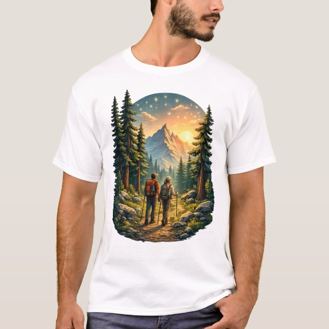 Camp Life Feels Right – Sunset Trail Tee USA (Framsida)