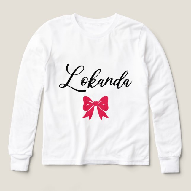 Camp Lokanda Bow Shirt T Shirt (Design framsida)