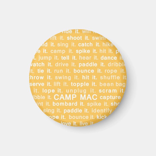 Camp Mac Magnet (Gulten gör det) (Framsidan)