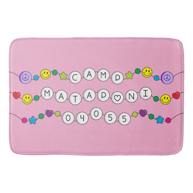 Camp Mataponi Bath Mat Badrumsmatta (Framsidan)