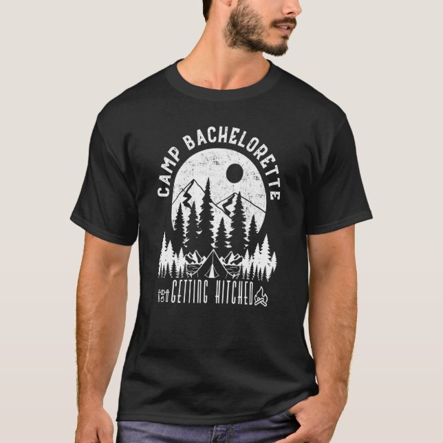 Camp Möhippa Bröllop Brud Fest Matcher T Shirt (Framsida)