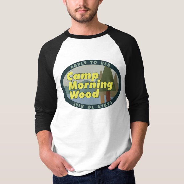 Camp Morning Wood T-Shirt (Framsida)