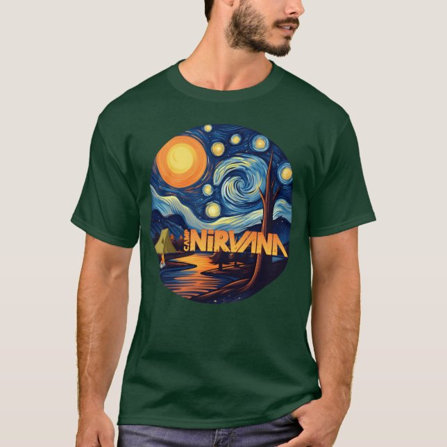 Camp Nirvana flicka T Shirt (Framsida)