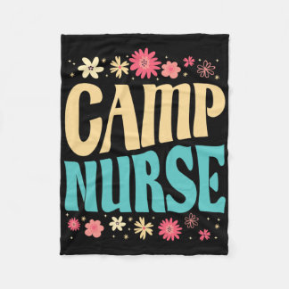 Camp Nurse Floral Outfit Summer Camping Registered Fleecefilt