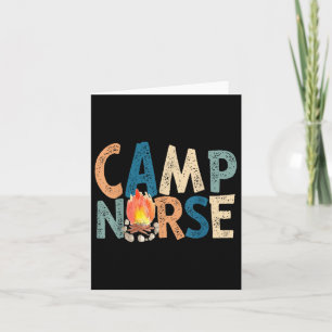 Camp Nurse Retro Kort