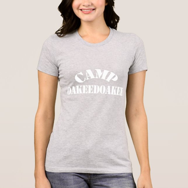 Camp Oakeedoakee T Shirt (Framsida)