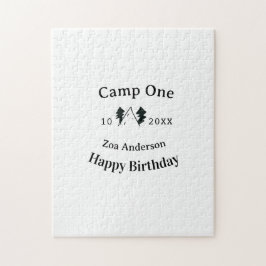 Camp one happy birthday name date campingadventure pussel