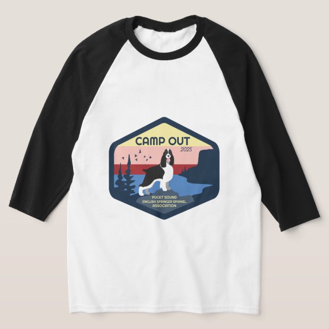 Camp Out 2025 Springer Baseball Tee (Laydown)