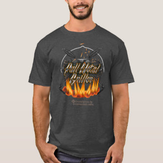 Camp Oven Design Fullt Metall Griller Dutch Oven T Shirt