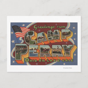 Camp Perry, Ohio - Sjö Erie Vykort