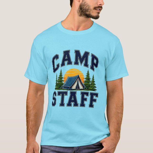 🏕️ Camp Personal Typografi 👕 T Shirt (Framsida)