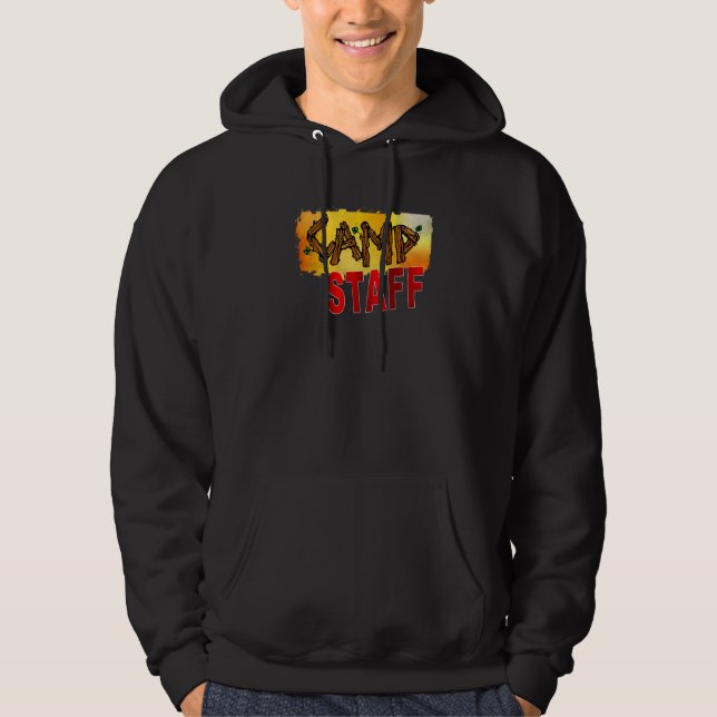 Camp-personalens sommarcampingvärdpersonalråd T Hoodie (Framsida)