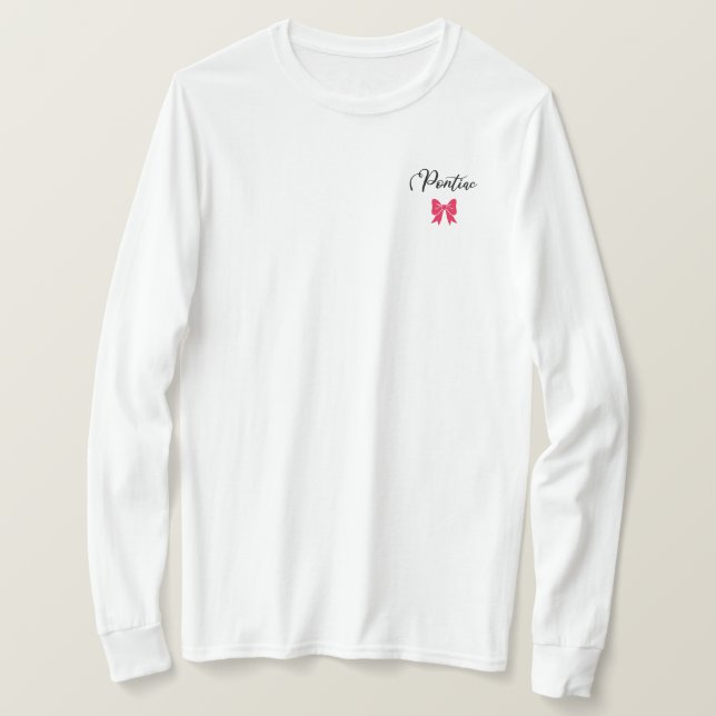 Camp Pontiac Bow Shirt T (Design framsida)