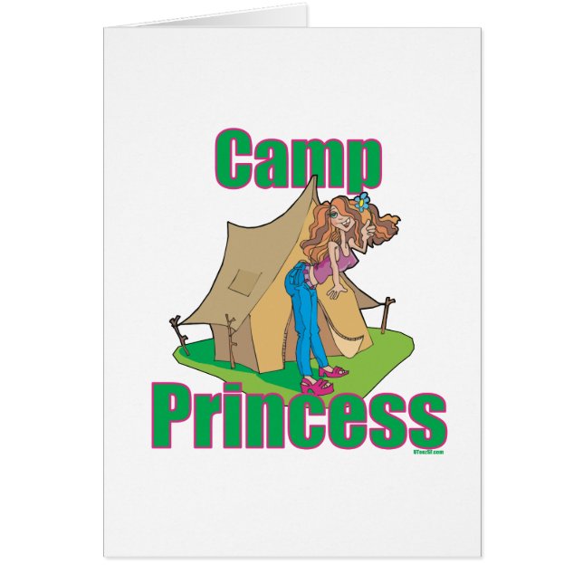 CAMP-Princess Hälsningskort (Framsidan)