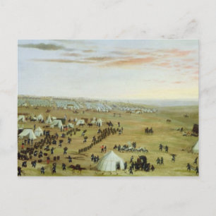 Camp, Rio Grande, Brasilien, 1865 (olja) Vykort