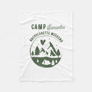 Camp Sängkammarfest Campa Helg Fleecefilt