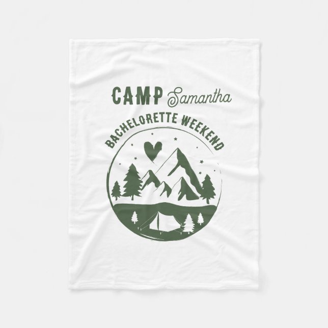 Camp Sängkammarfest Campa Helg Fleecefilt (Framsidan)