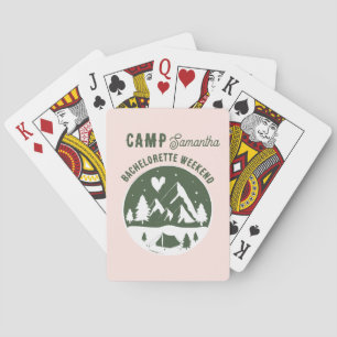 Camp Sängkammarfest Campa Helg Pink Casinokort