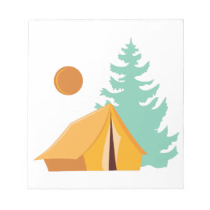 Camp Scene Anteckningsblock