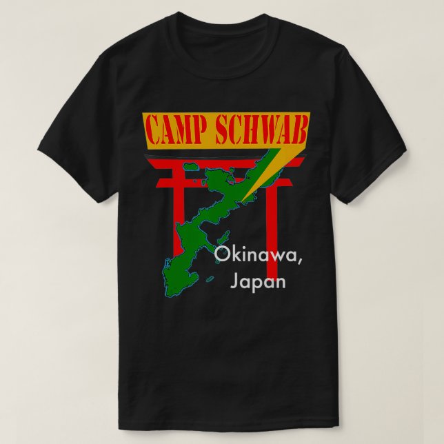 Camp Schwab, Nago, Okinawa, Japan  T Shirt (Design framsida)