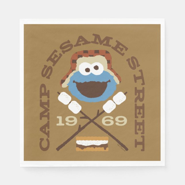 Camp Sesame Street 1969 Pappersservett (Framsidan)