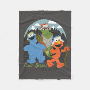 Camp Sesame Street EST. 1969 Fleecefilt