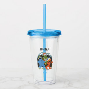 Camp Sesame Street EST. 1969 Lägg till ditt namn Take Away Mugg
