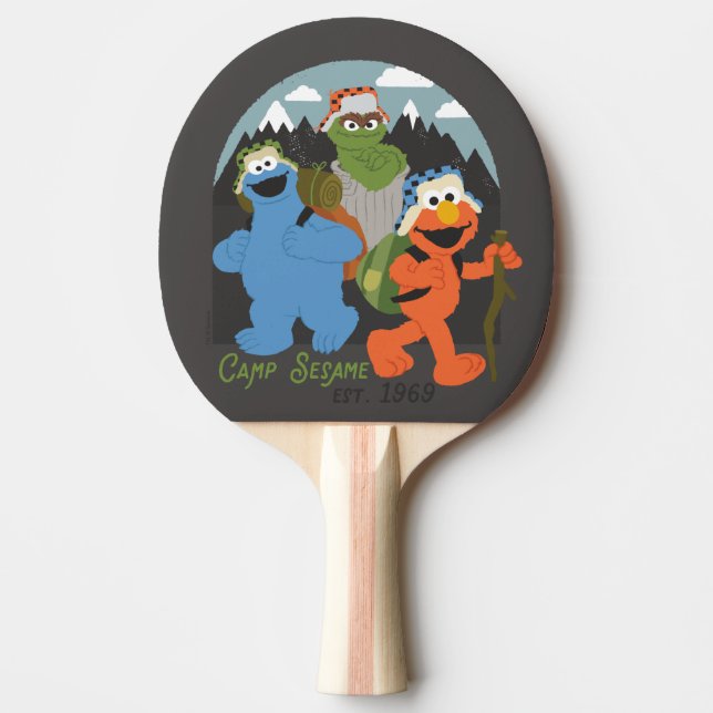 Camp Sesame Street EST. 1969 Pingisracket (Framsidan)