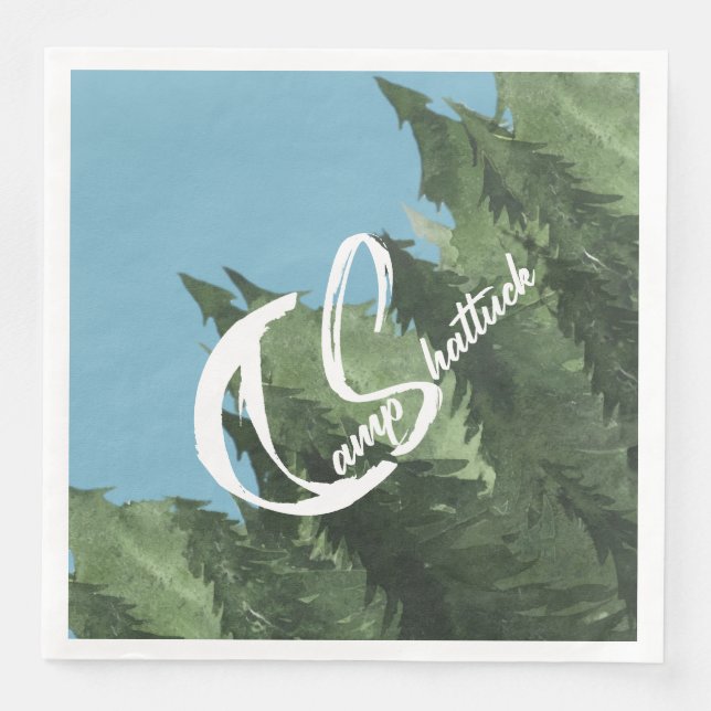 Camp Shattuck - Pappra servetter (Framsida)