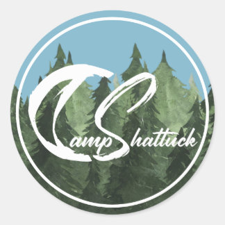 Camp Shattuck - Sticker Runt Klistermärke
