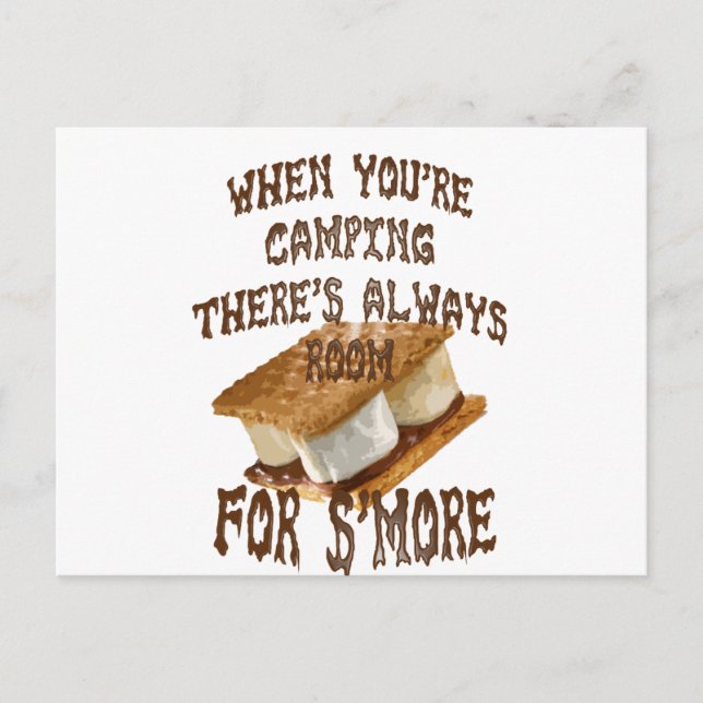 Camp Smores Vykort (Framsida)