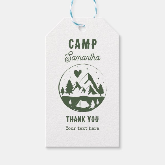 Camp Systerfest S camping Bach Helg Presentetikett (Framsidan)