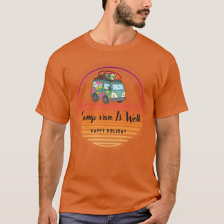 Camp Van är väl glad semester T Shirt
