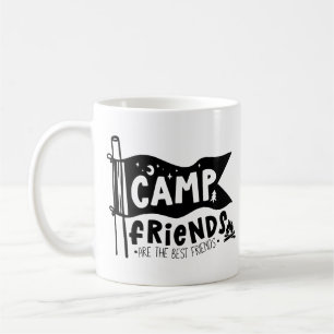 Camp-vänner är de bästa vänner kaffemugg
