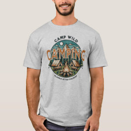 Camp Vild, Alaska Stil T Shirt