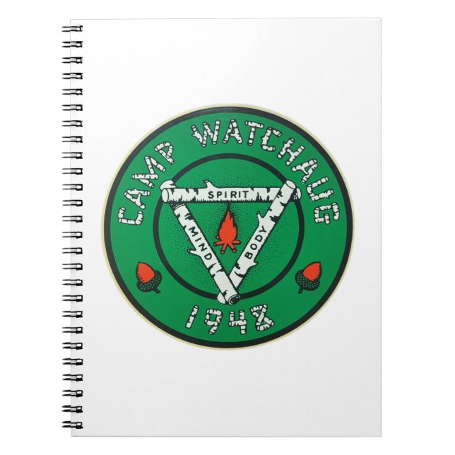 Camp Watchaug Anteckningsbok (Framsidan)