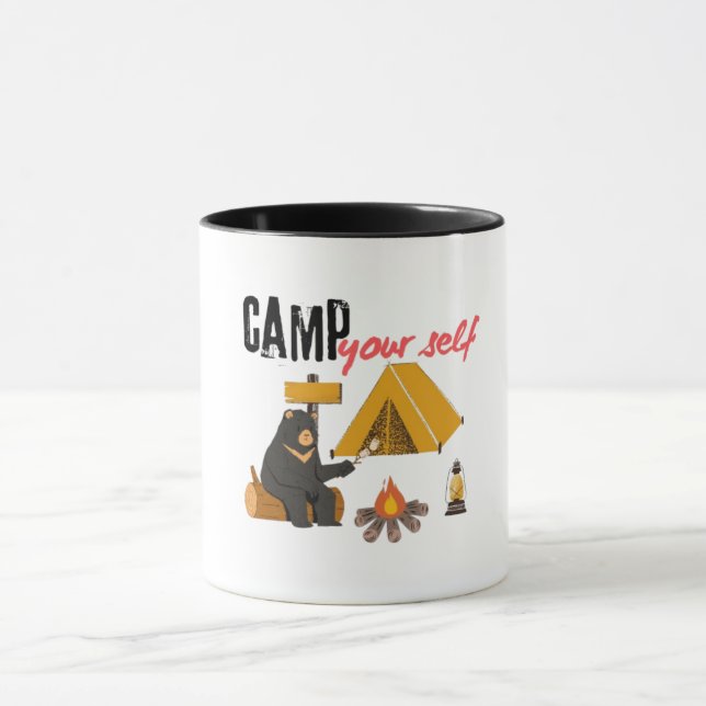 camp your self mugg (Center)