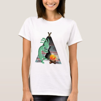 Campa för Kokopelli indianTipi T-shirt