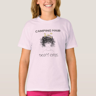 Campa hår att bry sig inte, den roliga campa tee