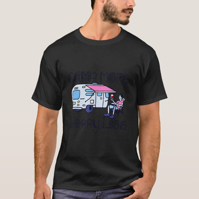 Campa Mer Oroa Mindre Camg T Shirt (Framsida)