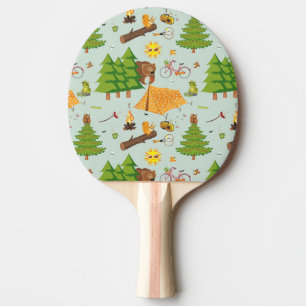 Campa mönster pingisracket
