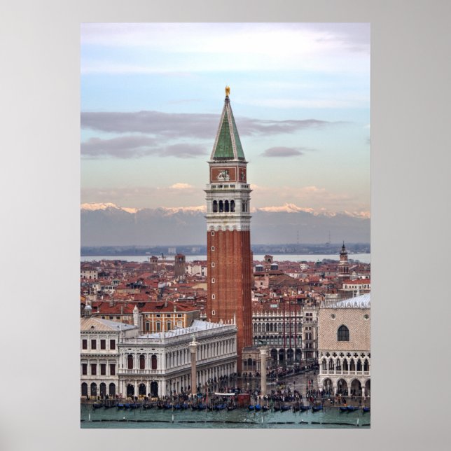 Campanile di San Marco, Venedig Italien Poster (Framsidan)