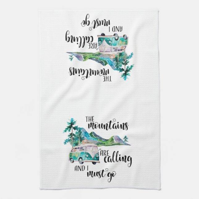 Campare eller Motorhome kökshandduk (Vertikal)