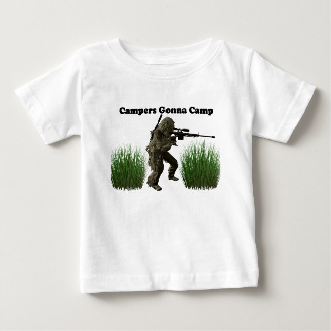 Campare som går att campa tee shirt (Framsida)