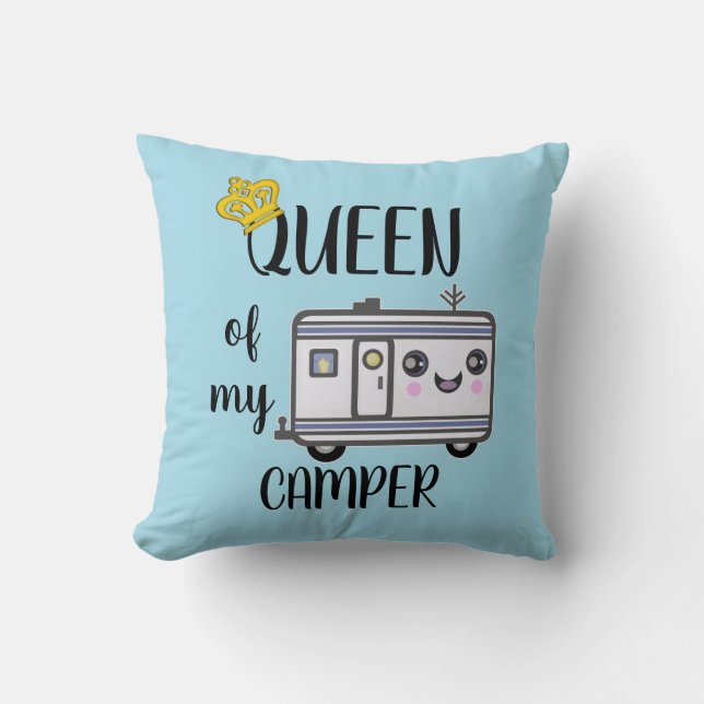 Camparen som campar den roliga RVing livsstilen, Kudde (Framsida)