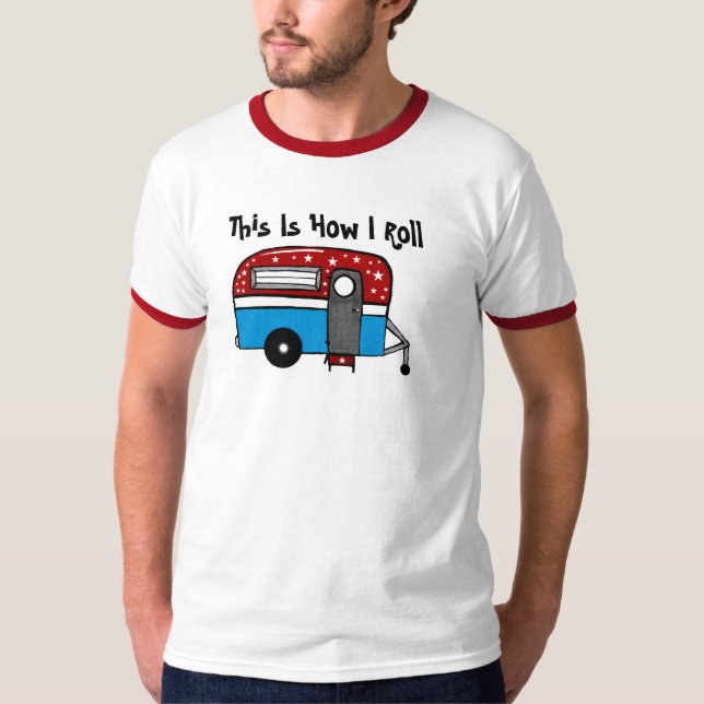Campareskjortan detta är hur jag rullar t shirt (Framsida)