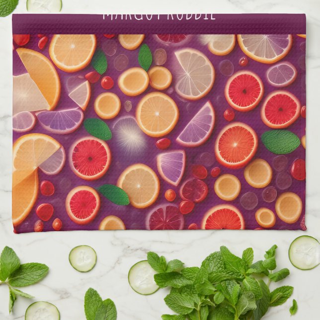 Campari Soda Colorful Mönster Kökshandduk (Vikta)