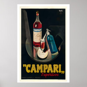 Campari Vintage Reklamaffisch Poster
