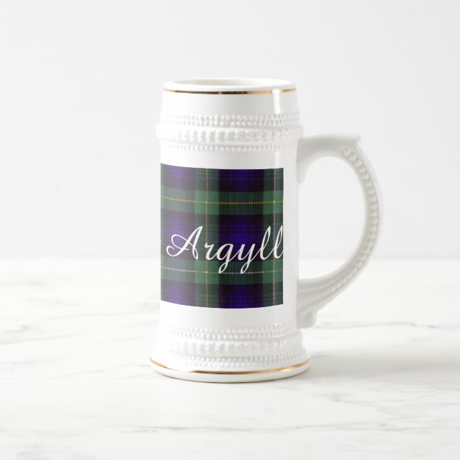 Campbell av tartanen för skott för Argyll klanpläd Sejdel (Höger)
