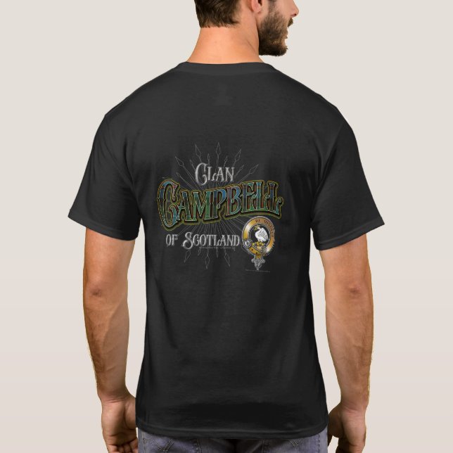 Campbell Cawdor Klan T Shirt (Baksida)